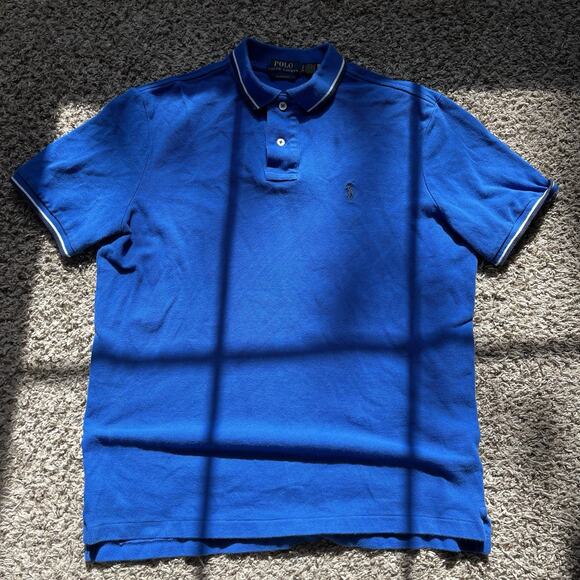 Polo Ralph Lauren Other - Polo Ralph Lauren HERITAGE ROYAL BLUE/TIPPED EDGES Shirt Men 2 Size Small Casual